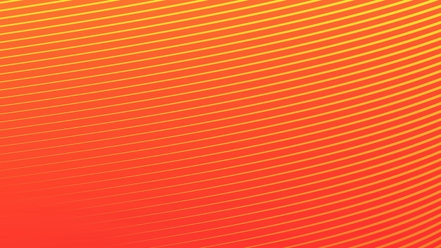 Gradient jaune et orange avec ligne de rayures image vectorielle de fond abstraite