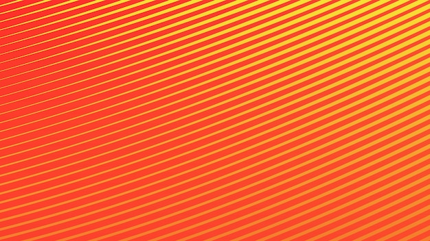 Gradient jaune et orange avec ligne de rayures image vectorielle de fond abstraite