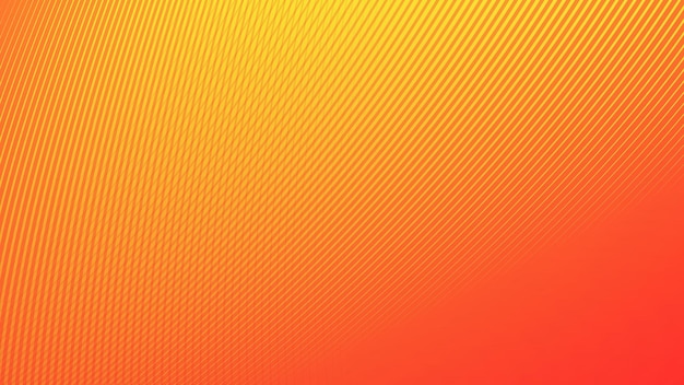 Gradient jaune et orange avec ligne de rayures image vectorielle de fond abstraite