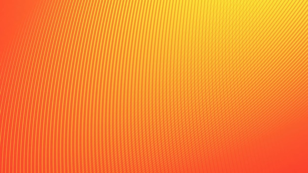 Gradient jaune et orange avec ligne de rayures image vectorielle de fond abstraite