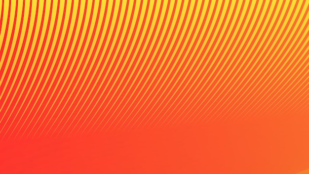 Gradient jaune et orange avec ligne de rayures image vectorielle de fond abstraite
