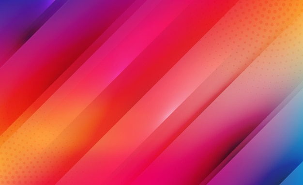 Gradient vectoriel d'été lumineux et vibrant Arrière-plan abstrait