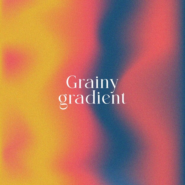 Gradient vectoriel libre Gradient coloré Arrière-plan granuleux