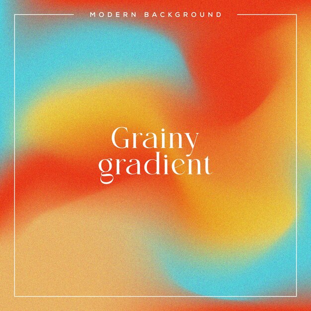Gradient vectoriel libre Gradient coloré Arrière-plan granuleux