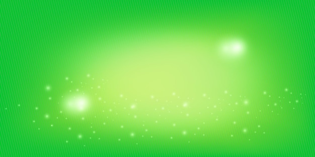 Gradient vert vif d'été Arrière-plan vectoriel Lignes diagonales subtiles avec des particules douces brillantes Design abstrait moderne pour l'humeur festive et les projets graphiques joyeux