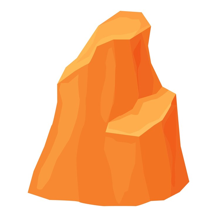 Vecteur grand canyon icône dessin animé vecteur arizona rock nature vallée
