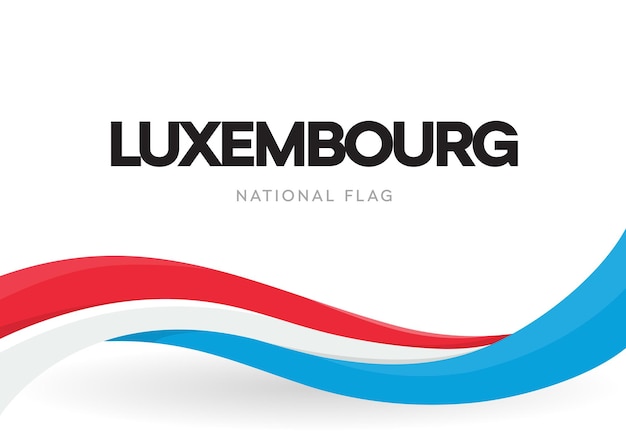 Le Grand-Duché de Luxembourg, agitant le drapeau