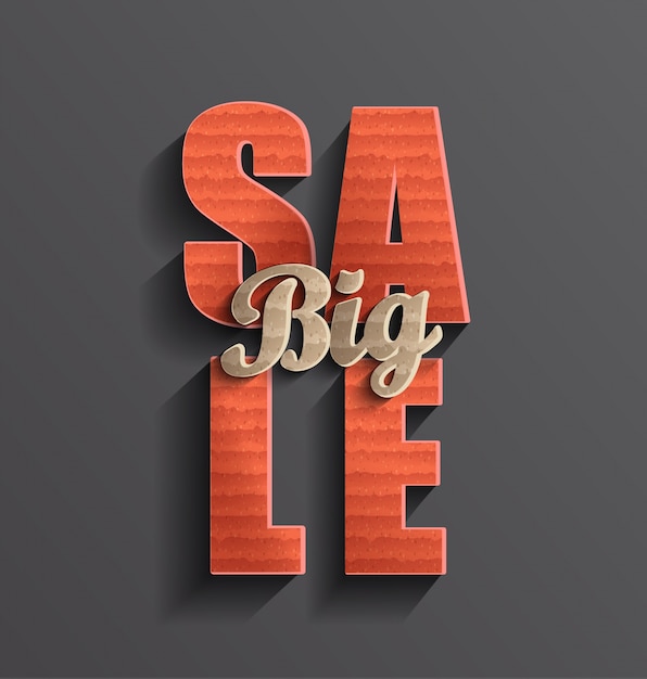 Grande bannière de vente