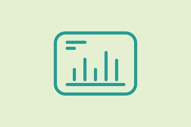 Graph icon icon related to UI elements suitable for web site app user interfaceselement printable etc line icon style simple vector design editable