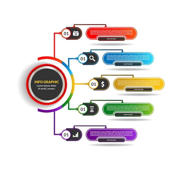 Un graphique coloré