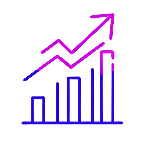 graphique de croissance vectorielle