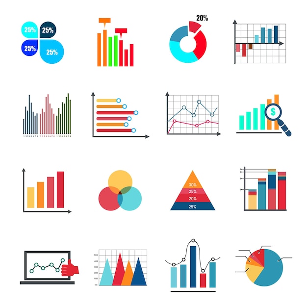 Graphique économique vectoriel