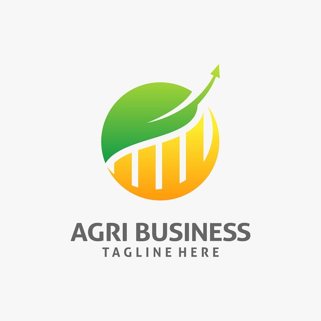 Vecteur et le graphique des feuilles pour la conception du logo de l'agrobusiness