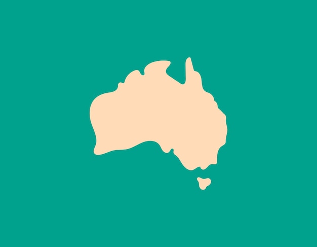 Vecteur graphique simple pays de l'australie