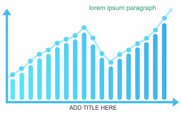 Graphique De Tendance De Croissance Infographique Concept De Réussite Commerciale