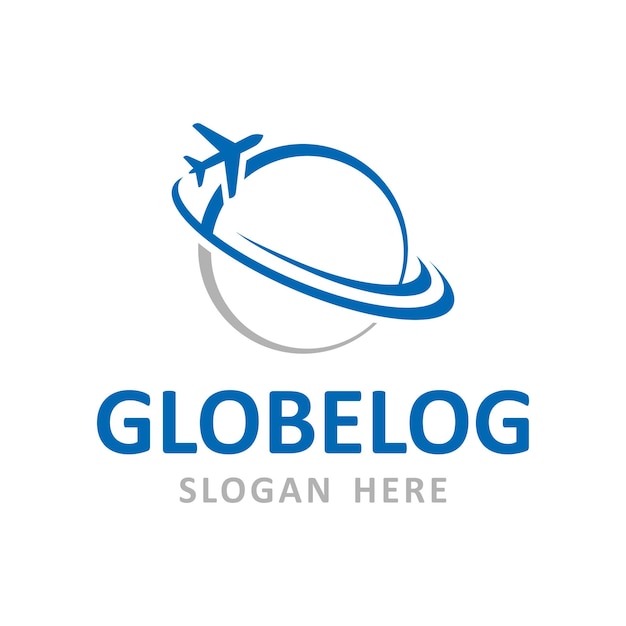 Graphique Vectoriel Du Modèle De Conception De Logo Globe