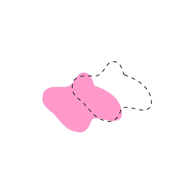 graphique vectoriel d'élément d'ensemble de blob