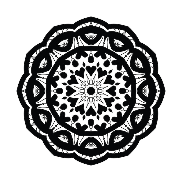 Graphique Vectoriel D'illustration De Mandala