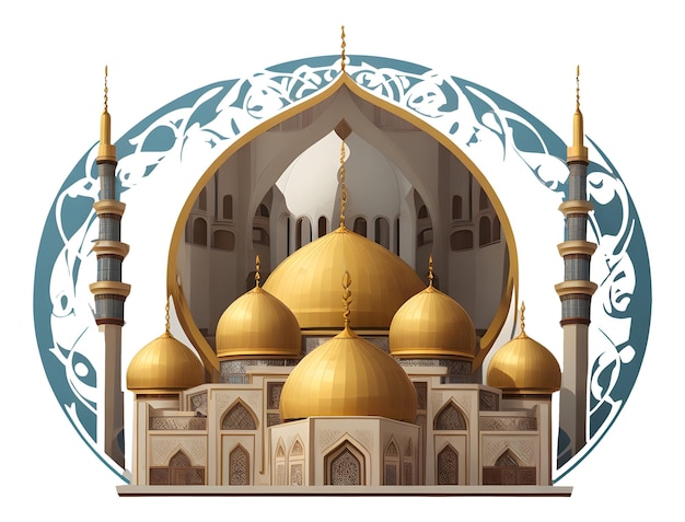 Graphique vectoriel de la mosquée