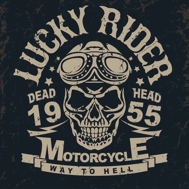 Graphiques De T-shirt De Moto.