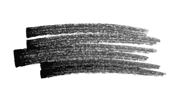 Gribouiller avec un marqueur noir Gribouillis de style Doodle Élément de design noir dessiné à la main sur fond blanc Illustration vectorielle