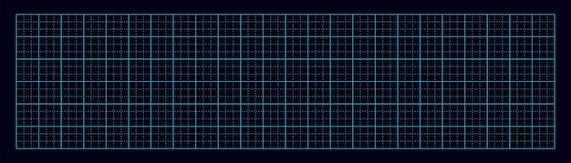Grille de mesure avec fond de carrés
