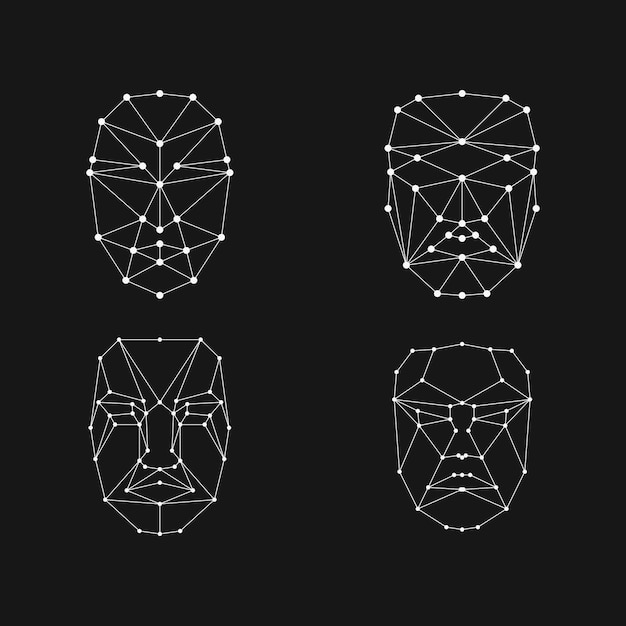 grille de reconnaissance de visage