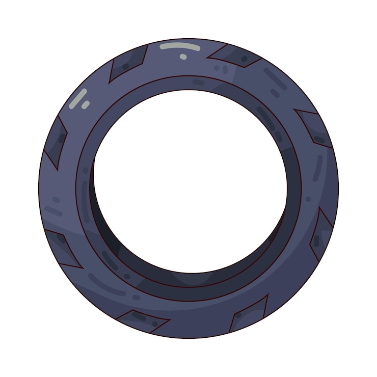 Vecteur grip du pneu