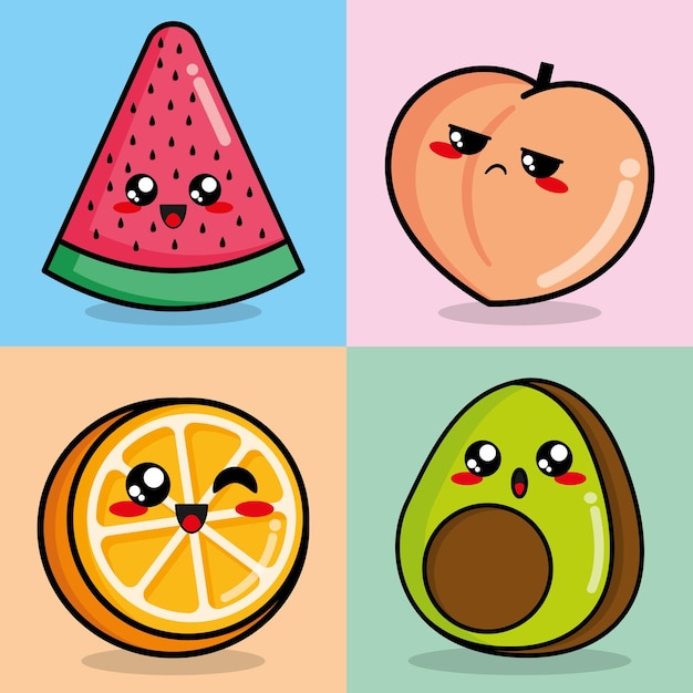 Groupe De Fruits Tendres