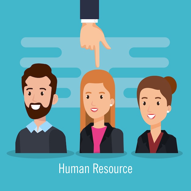 groupe de personnes ressources humaines