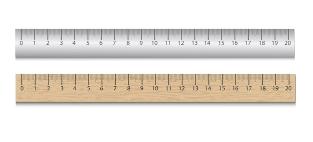 Vecteur groupe de règle vectorielle de deux pièces eps10