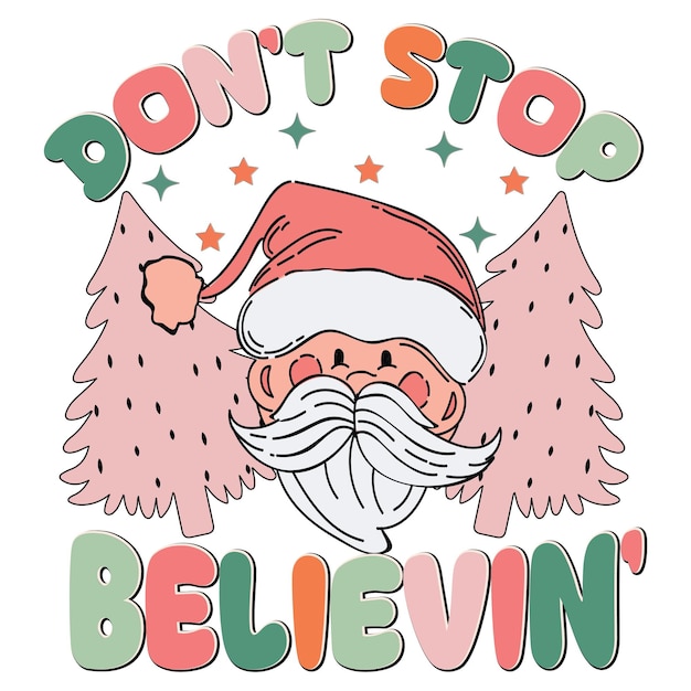 Le groupe de sublimation de Noël de l'ouest rétro
