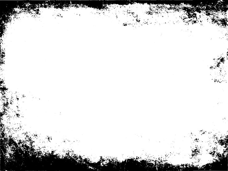 Vecteur grunge frontière vecteur texture fond cadre abstrait superposition sale et endommagé toile de fond illustration graphique vectoriel avec eps10 blanc transparent
