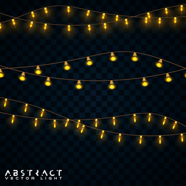Guirlande lumineuse jaune