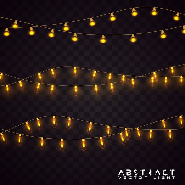 Guirlande lumineuse jaune
