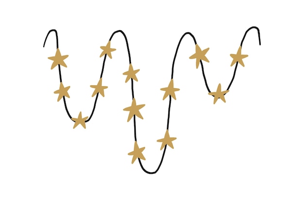 Une guirlande de Noël colorée