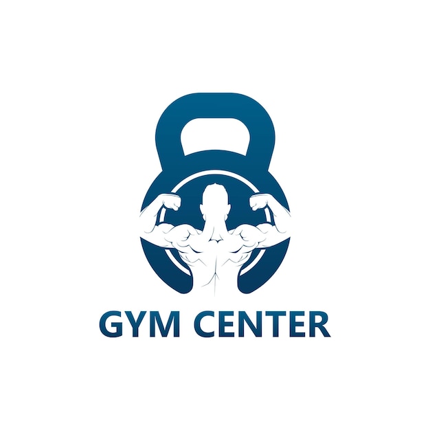 Gym Center Logo Template Design Vector