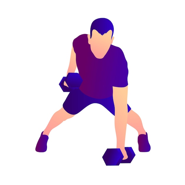 Vecteur gym, graphique, illustration, clipart, fitness