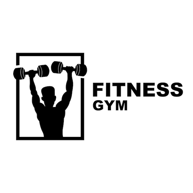 Gym Logo Fitness Logo Vector Design Convient pour les équipements de sport de remise en forme Santé du corps Complément corporel Marques de produits