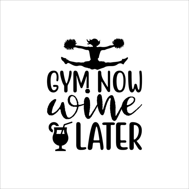 Vecteur gym pour la typographie tshirt design print ready svg cut file téléchargement gratuit