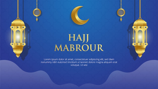 Hajj Mabrour Fond Islamique