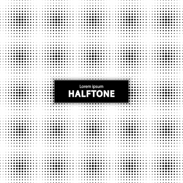 Halftone fond