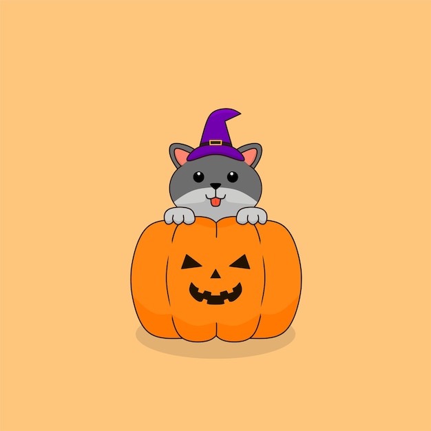 Vecteur halloween chat