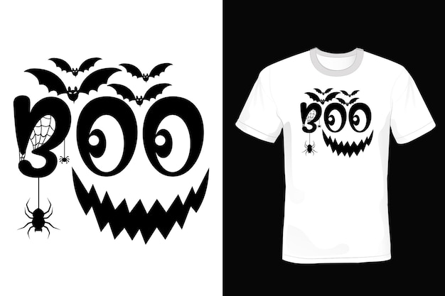 Vecteur halloween t shirt design typographie vintage