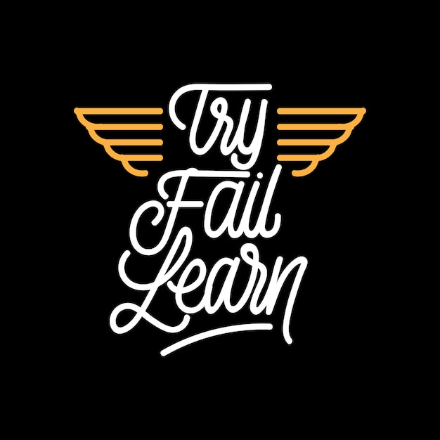 Handlettering Typography Try Fail Learn