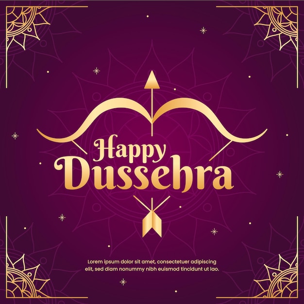 Happy Dussehra Au Design Plat