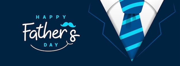 Happy Fathers Day Banner Vector design Daddy marine costume carte de voeux