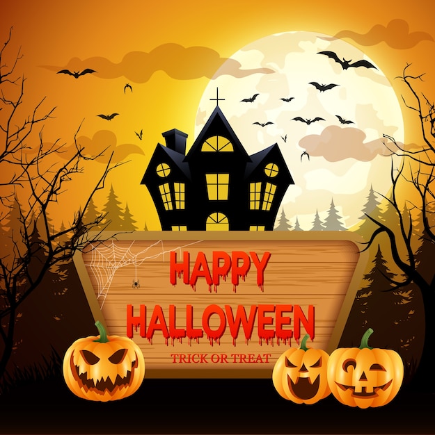 Happy Halloween.vector Illustration