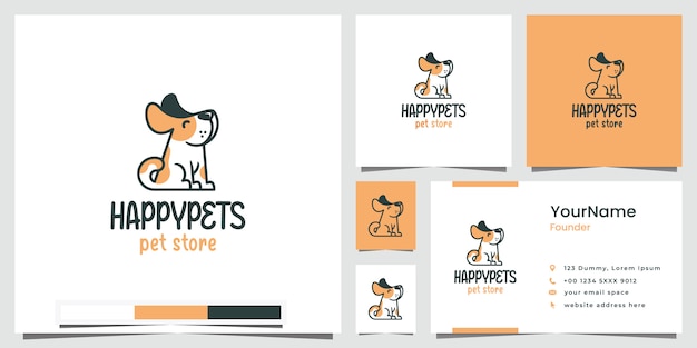 Happy Pets Pet Store Logo Design Inspiration