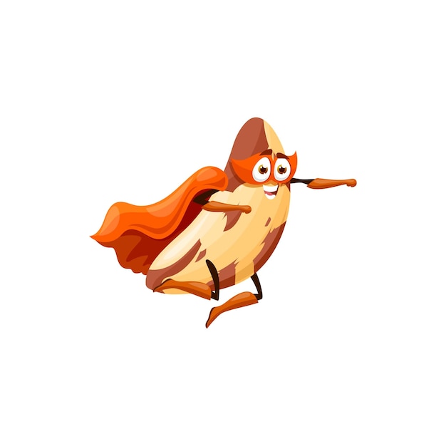 Haricot de super-héros avec caractère émoticône emoji taches